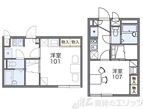 レオパレスソフィア高槻の物件間取画像